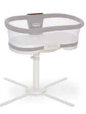 Bassinet HALO Innovations Luxe Dove Gray Tweed BassiNest Swivel Sleeper #N4464
