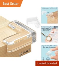 Eco-Friendly 12 Pack Corner Protectors - Easy Install Baby Safety Bumpers