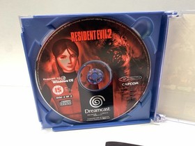 RESIDENT EVIL 2 - SEGA DREAMCAST - USED PERFECTLY WORKING PAL VERSION