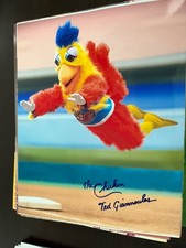 Ted Giannoulas San Diego Chicken mascot signed 8x10 photo