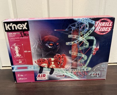 K'NEX Thrill Rides - Web  Weaver Roller Coaster Building Set NEW
