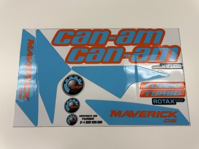 NEW 2020 2021 2022 2023 - 2026 CAN AM MAVERICK DS TURBO BRP GRAPHICS DECALS KIT