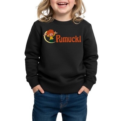Pumuckl Mit Frecher Pose Und Logo Schriftzug Kinder Premium Organic Sweatshirt