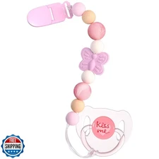 Aori Magnetic Pacifier with Pacifier Clips for Reborn Baby Dolls,
