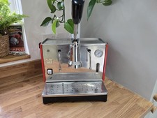 Ponte Vecchio Lusso Red, Lever coffee Machine, with milk steamer, Espresso, cafe