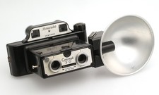 Coronet 3-D "Made in England" Stereo Camera "Binocular" for Type 127 Film