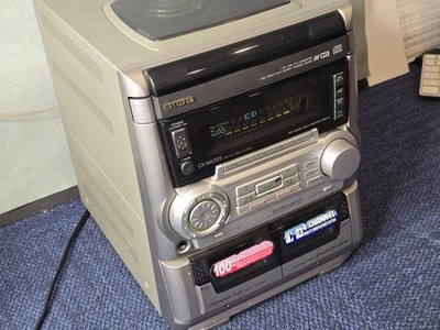AIWA CX-NA555 3 CD Changer Dual Cassette AM FM Stereo | READ | eBay