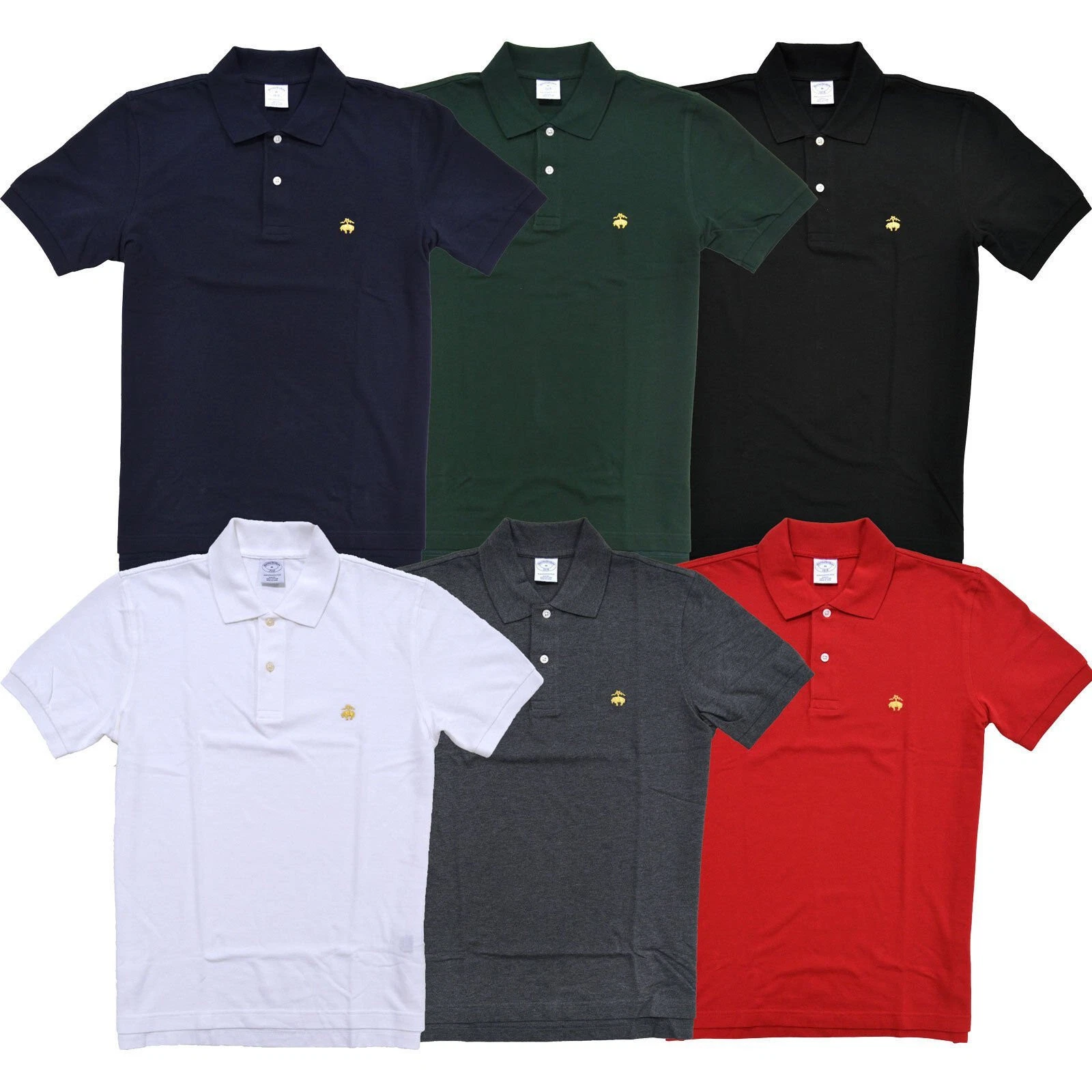 Brooks Brothers Mens Slim Fit Polo Shirt Golden Fleece Logo Performance Mesh New
Opens in a new wind