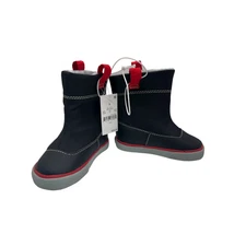 Toddler See Kai Run Basics Ripley Pull-On Boots - Black/Red 5