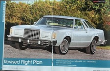 1977 FORD THUNDERBIRD 6 pg Article