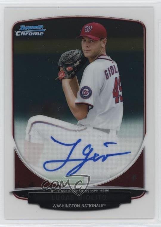 2013 Bowman Chrome Prospects Auto Lucas Giolito #BCP-LG Auto