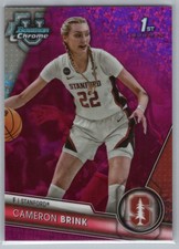 2023-24 Topps Bowman University Chrome Base - Fuchsia Mini-Diamond Refractor Cam