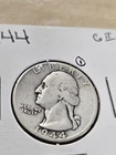 1944 Washington Quarter 25C Silver Circulated Business Strike Uncertified