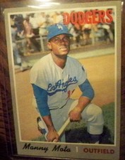 1970 Topps  Baseball Card Of Manny Mota #157  EX+