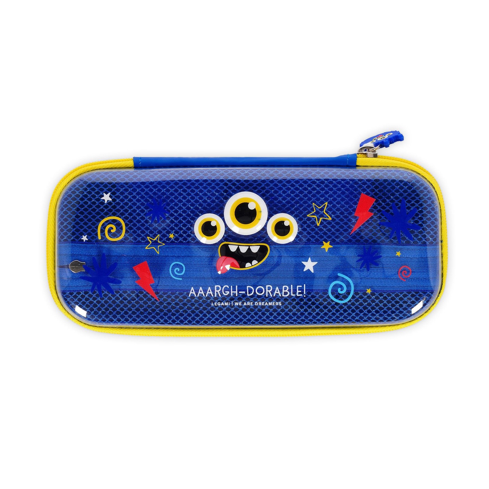 Legami - Wonderwow Monster Theme Pencil Case 2 Compartments and Inner Pen Holde 3790₽