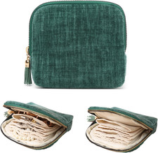 Small Travel Jewelry Case, Portable Travel Jewelry Organizer Mini Travel Jewelry