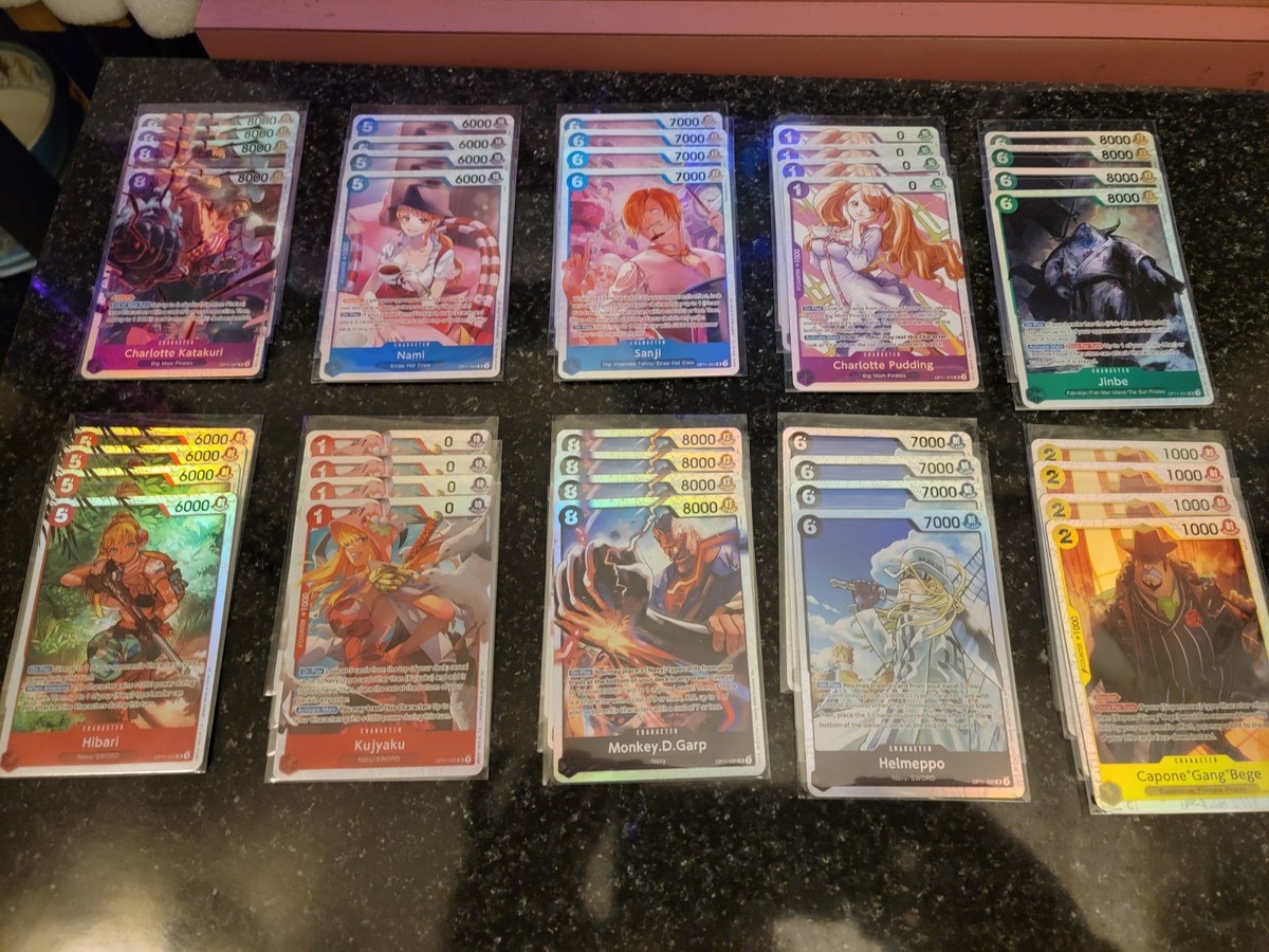 One Piece OP-11 A Fist of Divine Speed Super Rare (SR) Full Master