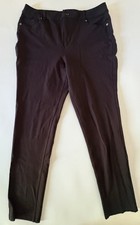 Women  s Cato Size 14 Mid Rise Regular Fit Black Dress Pants