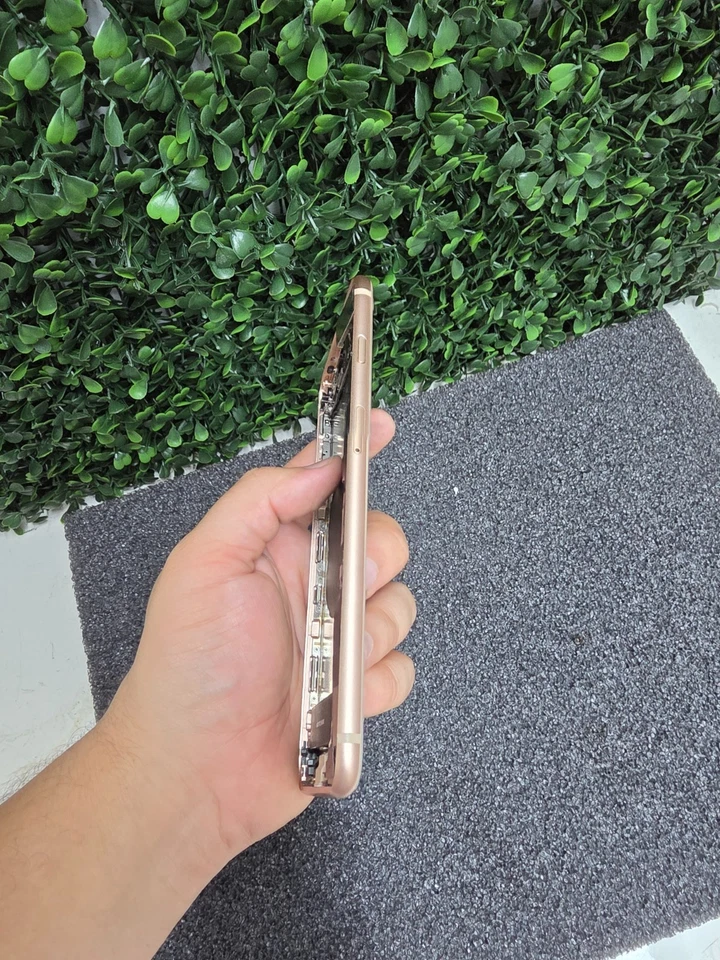 Carcasa trasera iPhone 8 Plus OEM - oro rosa/rosa - con piezas pequeñas + placa DOA - Foto 4 de 4