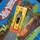Vintage 1973 Hot Wheels Diecast Steam Roller Yellow #3 Race Car Hong Kong