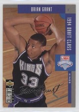 1994 Collector's Choice Draft Class Silver Foil Signature Brian Grant #413 15fy