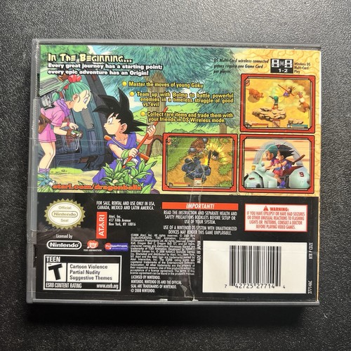 Dragon Ball: Origins (Nintendo DS, 2008) CIB Completo Probado Funcionando (Estuche DMG) - Imagen 3 de 5