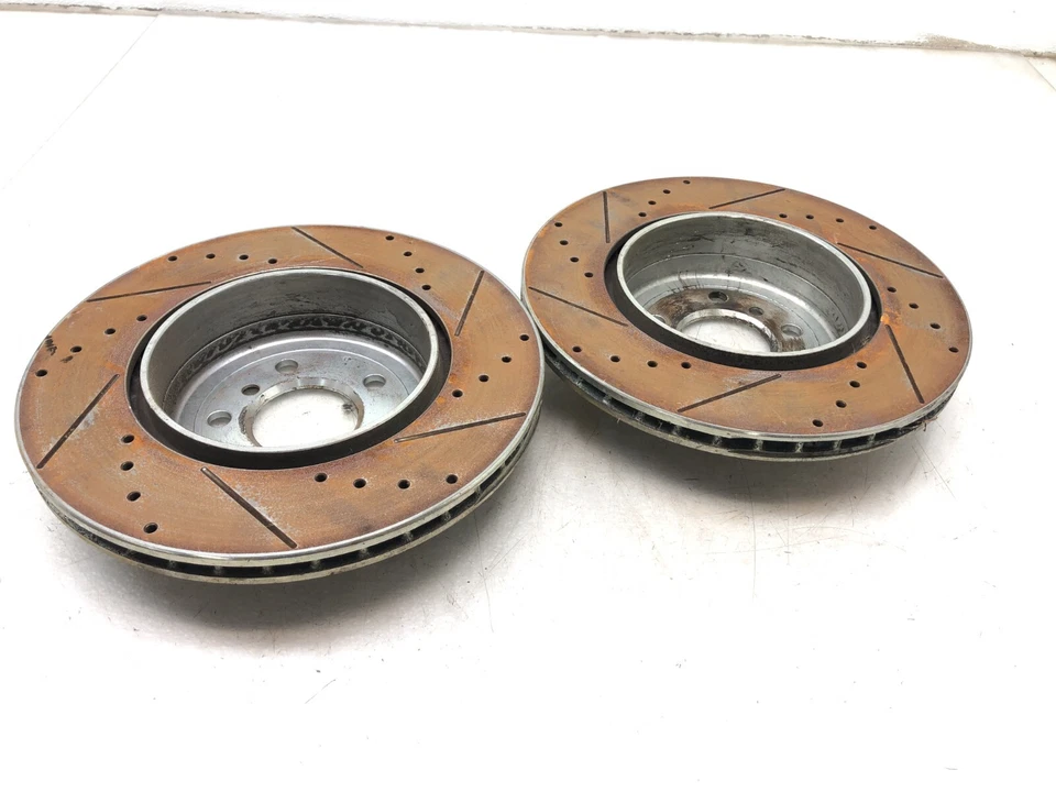 BMW 650i F06 2012-2018 tracción trasera rotores de freno de disco trasero X2 OEM. Foto 2 de 4