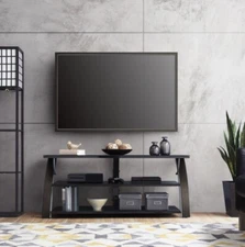 TV Stand Payton 3-in-1 Flat Panel for TVs up to 65", Multiple Finishes Available