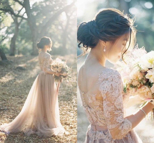 vintage country wedding dress