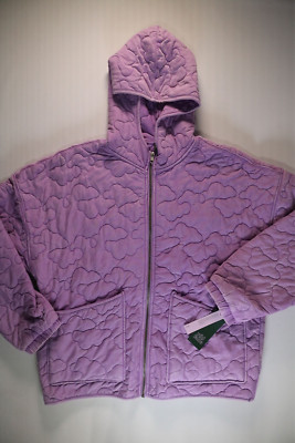 Womens Wild Fable Light Purple Long Sleeve Full Zip Coat Medium NEW