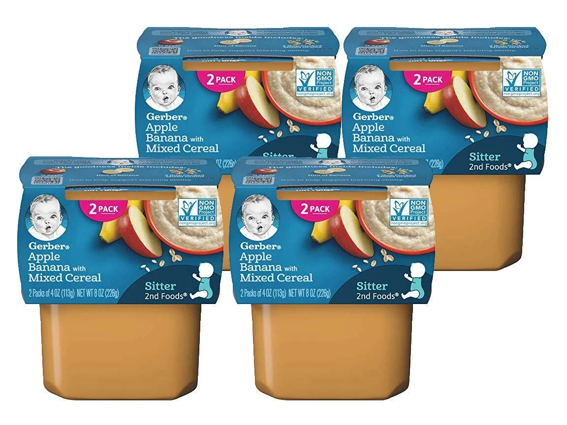 Mixing baby food and cheap cereal