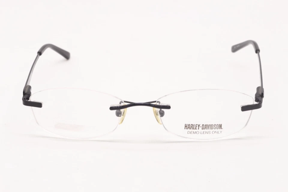 NUEVAS GAFAS HARLEY-DAVIDSON HD 506 NEGRAS AUTÉNTICAS MONTURAS DE DISEÑADOR 52-17 Foto 2 de 4