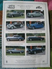 P&A WOOD ROLLS-ROYCE BENTLEY HERITAGE DEALERS 2008 ADVERT APPROX A4 SIZE FILE 6