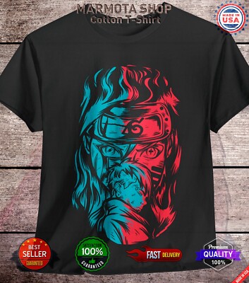 Boruto Kawaki Otsutsuki Shirt Naruto Shippuden Anime Unisex Tee T-Shirt All Size