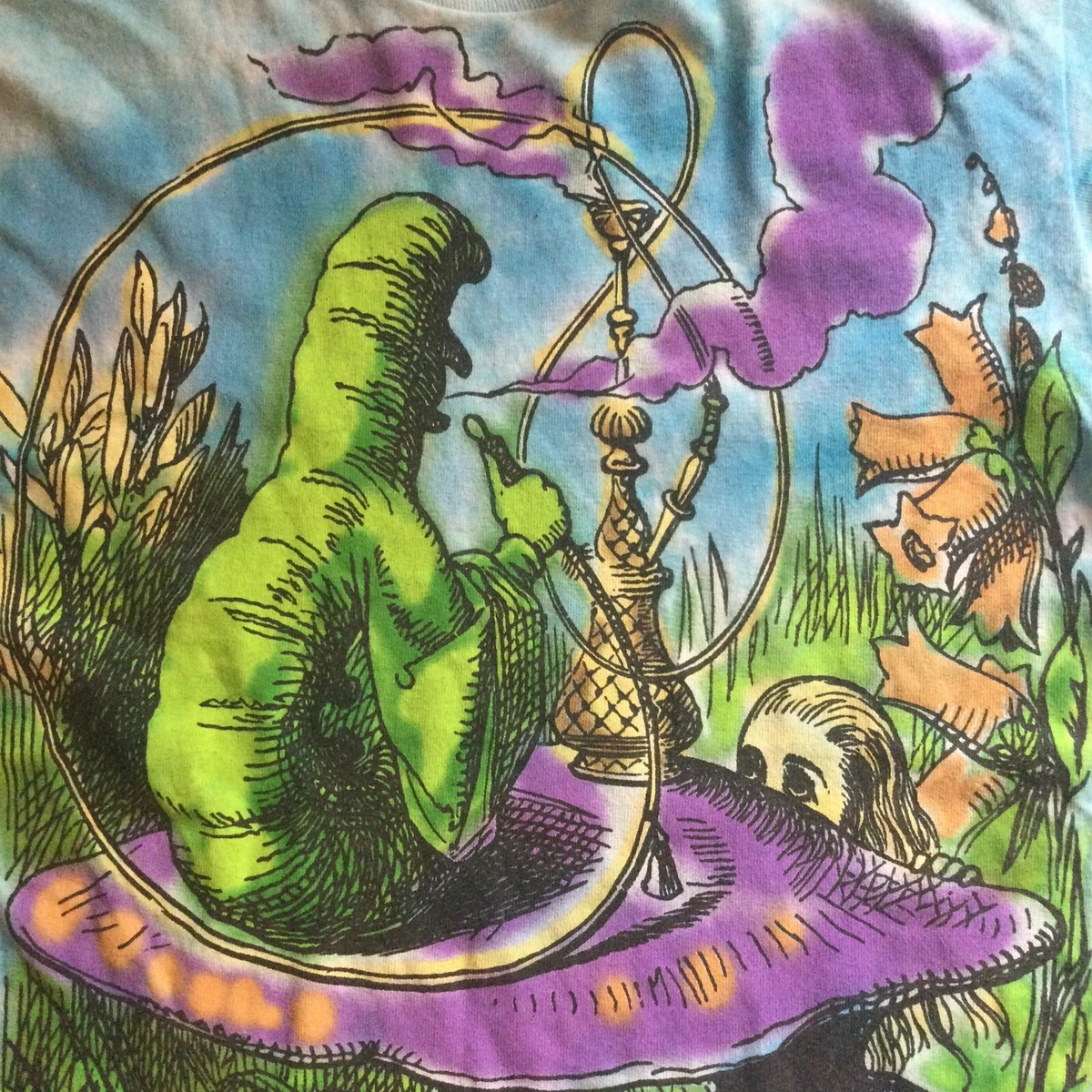 Alice In Wonderland Caterpillar Smoking Hookah