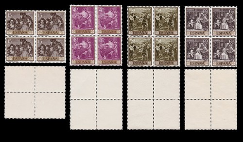 1959.Velazquez.Serie Blq 4.MNH..Edifil.1238-1247 - Imagen 2 de 4