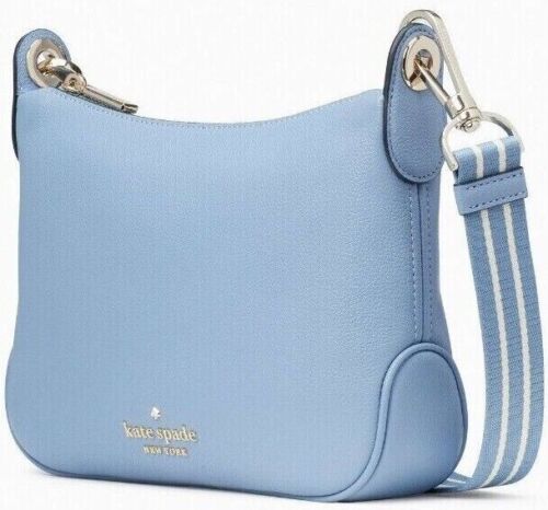NWB Kate Spade Rosie Crossbody Dusty Blue Leather WKR00630 $349 MSRP Gift Bag FS - Picture 1 of 5