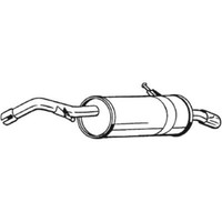 Bosal EndschalldäMpfer SchalldäMpfer Passend FüR CitroëN C2 135-043