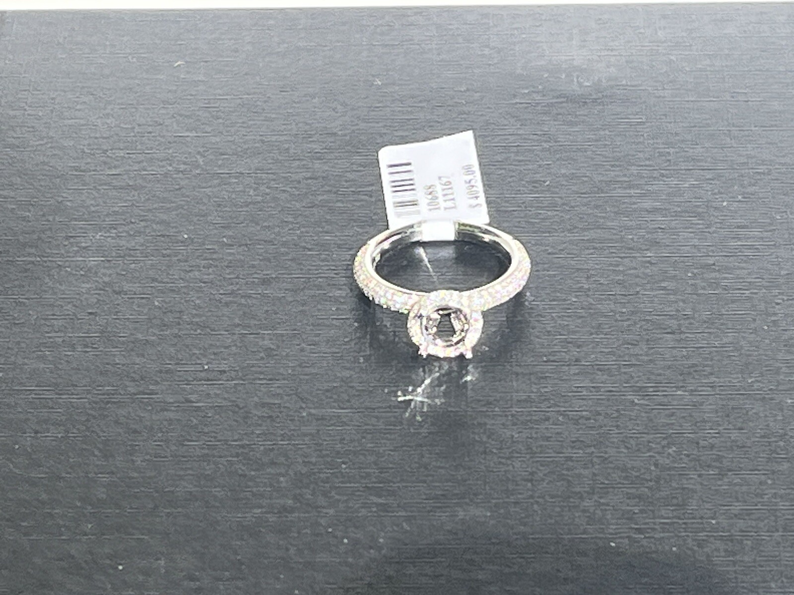 Engagement Diamond Ring Stunning 18K White Gold Ring Jewelry Accessories