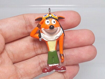 Goggles Crash Bandicoot Figure Mascot Keychain Namco Universal