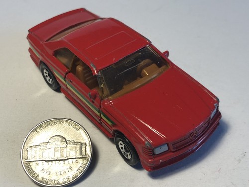 Exotic 3" 1984 Mercedes-Benz 500 SEC BP Issue Matchbox 1/64 Diecast USED Loose - Picture 5 of 7