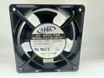 1 PCS ADDA Fan AA1281UB-AT AC110-120V 12038 A 120 x 38MM Aluminum frame ...