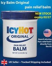 Icy Hot Pain Relieving Balm - 3.5oz / Tracked Shipping / New stock expires 02/27