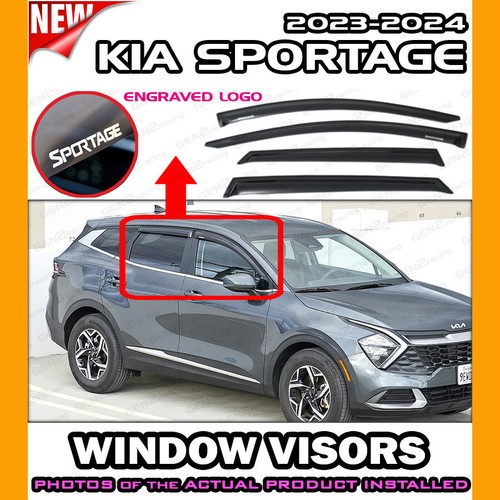 WINDOW VISORS for 2023 → 2024 Kia Sportage / DEFLECTOR VENT SHADE RAIN GUARD eBay