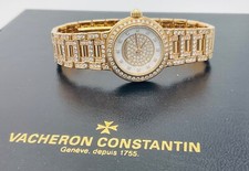 Vacheron Constantin 18K Rose Gold Patrimony Traditionnelle Factory Diamond Watch 9