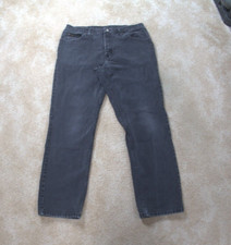 Vintage Lee Straight Leg Jeans Mens 38x32 Black Denim Pants