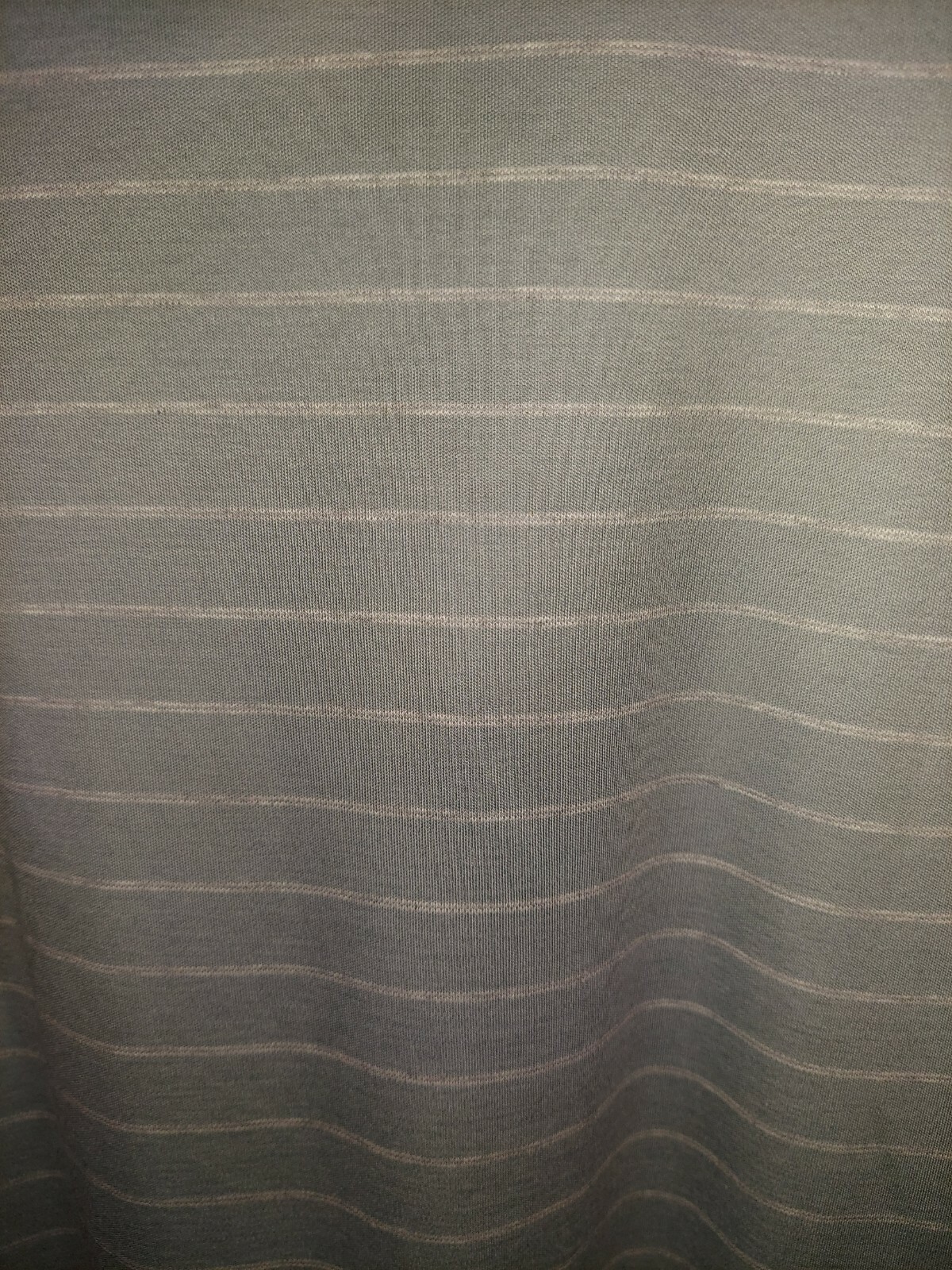 New Calvin Klein Lifestyle Polo Golf Shirt Mens Small Ocean Blue Striped image 3