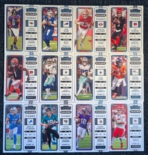 2022 Panini Contenders Football Base Complete Your Set You Pick Card #1-100 PYC