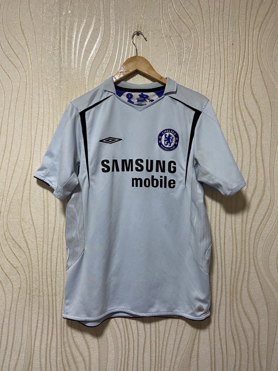 Chelsea FC Umbro シャツ グレー　サッカーt CHELSEA 2005 2006 AWAY FOOTBALL SHIRT SOCCER JERSEY UMBRO sz L MEN