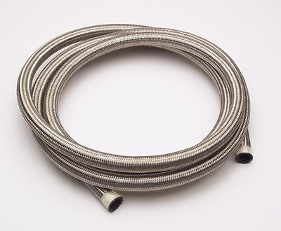 30FT 10-AN AN10 5/8" STAINLESS STEEL BRAIDED OIL GAS FUEL HOSE E85 friendly + - Picture 1 of 4